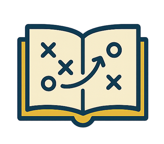 Icon representing a book of writing strategies